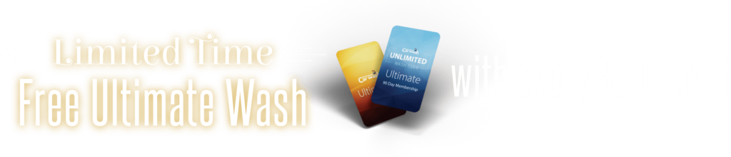 Free Ultimate Wash with 50 - Limited Time