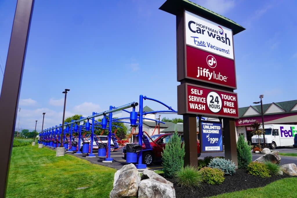 Photo of the the Hoffman Car Wash location at 265 Quaker Rd., Queensbury, NY